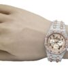 Premium Series 41 MM Audemars Piguet Royal Oak Two Tone Plated Diamond Men’s Watch | Luxury Diamond Watch For Men | Fully Iced Out Men’s Watch