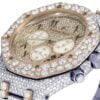 Premium Series 41 MM Audemars Piguet Royal Oak Two Tone Plated Diamond Men’s Watch | Luxury Diamond Watch For Men | Fully Iced Out Men’s Watch