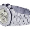 Premium Series 42 MM Audemars Piguet Royal Oak White Plated Diamond Men’s Watch | Luxury Diamond Watch For Men | Fully Iced Out Men’s Watch |