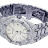 Premium Series 39 MM Audemars Piguet Royal Oak White Plated Diamond Men’s Watch | Luxury Diamond Watch For Men | Fully Iced Out Men’s Watch