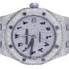 Luxurious Series 37 MM Audemars Piguet Royal Oak White Plated Diamond Men’s Watch | Luxury Diamond Watch For Men | Fully Iced Out Men’s Watch