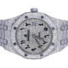 Celebrity Series 41 MM Audemars Piguet Royal Oak White Plated Diamond Men’s Watch | Luxury Diamond Watch For Men | Fully Iced Out Men’s Watch