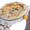 Celebrity Series 37 MM Audemars Piguet Royal Oak Two Tone Plated Diamond Men’s Watch | Luxury Diamond Watch For Men | Fully Iced Out Men’s Watch