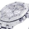 Premium Series 41 MM Audemars Piguet Royal Oak White Plated Diamond Men’s Watch | Luxury Diamond Watch For Men | Fully Iced Out Men’s Watch