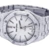 Premium Edition 41 MM Audemars Piguet Royal Oak White Plated Diamond Men’s Watch | Luxury Diamond Watch For Men | Fully Iced Out Men’s Watch