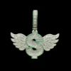 Dollar with Wings Special Bail Money Iced Out Pendant For Men | Hip Hop Style Men’s Pendant