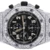 Classic Edition 42 MM Audemars Piguet Royal Oak White Plated Diamond Men’s Watch | Luxury Diamond Watch For Men | Fully Iced Out Men’s Watch
