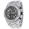 Classic Edition 42 MM Audemars Piguet Royal Oak White Plated Diamond Men’s Watch | Luxury Diamond Watch For Men | Fully Iced Out Men’s Watch