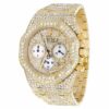 Classic Edition 39 MM Audemars Piguet Yellow Plated White Diamond Men’s Watch | Luxury Diamond Watch For Men | Fully Iced Out Men’s Watch