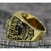 One Of Kind UCONN Huskies College Basketball Championship Men’s Bright Polish Ring (2004) In 925 Silver
