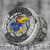 Delicate Kansas Jawhawks College Basketball National Championship Bright Finish Men’s Collection Ring (2022) In 925 Silver