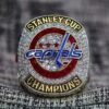 Stunning Washington Capitals Stanley Cup Champions Men’s Anniversary Collection Ring (2018) In 925 Silver