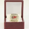 Premium Edition Detroit Red Wings Stanley Cup Champions Men’s Anniversary Ring (1998) in 925 Silver
