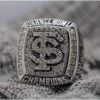 Attractive Florida State Seminoles College Football Orange Bowl Championship Men’s Wedding Ring (2013) In 925 Silver
