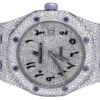 Fully Iced Out Men’s Classic Wristwatch | 41MM Audemars Piguet Royal Oak Steel Diamond Men’s Watch | Luxury Diamond Watch For Men