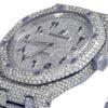 Fully Iced Out Men’s Classic Wristwatch | 41MM Audemars Piguet Royal Oak Steel Diamond Men’s Watch | Luxury Diamond Watch For Men