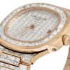 Special Series Patek Philippe Yellow Plated White Diamond Men’s Watch | Luxury Diamond Watch For Men | Fully Iced Out Men’s Watch