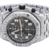 Luxury Diamond Watch For Men | Men’s 42 MM Audemars Piguet Royal Oak Offshore Stainless Steel Diamond Wristwatch For Men | Fully Iced Out Men’s Classic Wristwatch