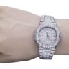 Premium Series Patek Philippe White Plated White Diamond Men’s Watch | Luxury Diamond Watch For Men | Fully Iced Out Men’s Watch