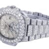 Patek Philippe Nautilus 5980/1A White Diamond Wristwatch For Men | Fully Iced Out Men’s Classic Wristwatch | Luxury Diamond Watch For Men