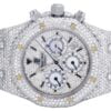 39MM Men’s Audemars Piguet Royal Oak Stainless Steel Diamond Wristwatch For Men | Fully Iced Out Men’s Classic Wristwatch | Luxury Diamond Watch For Men
