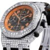 Men’s 42 MM Volcano Audemars Piguet Royal Oak Offshore Diamond Watch For Men | Luxury Diamond Watch For Men | Fully Iced Out Men’s Classic Wristwatch