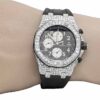 Men’s 42 MM Audemars Piguet Royal Oak Offshore Stainless Steel diamond Dial Wristwatch | Luxury Diamond Watch For Men | Fully Iced Out Men’s Classic Wristwatch