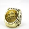 Limited Edition Kansas City Royals World Series Men’s Yellow Gold Plated Ring (2015) In 925 Silver