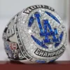 Limited Edition Los Angeles Dodgers World Series Champions Men’s White Gold Plated Ring (2020)