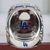 Limited Edition Los Angeles Dodgers World Series Champions Men’s White Gold Plated Ring (2020)