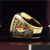 Exclusive Detroit Pistons NBA Championship Yellow Gold Plated Men’s Collection Ring (1990)