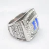 Attractive Duke Blue Devils College Basketball Championship Men’s Anniversary Ring (2010) In 925 Silver