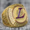 Premium Series Los Angeles Lakers NBA Championship High Finish Yellow Gold Plated Men’s Ring (2020)