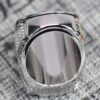 Excellent Chicago Blackhawks Hockey Stanley Cup Champions Men’s High Finish Ring (2010) In 925 Silver