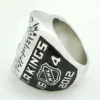 Los Angeles Kings Stanley Cup Champions Bright Polish Men’s White Gold Plated Ring (2012)