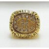 Delicate Montreal Canadiens Stanley Cup Champions Men’s Yellow Gold Plated Ring (1986)