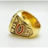 Delicate Montreal Canadiens Stanley Cup Champions Men’s Yellow Gold Plated Ring (1986)