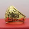 Awesome Chicago Blackhawks Stanley Cup Champions Yellow Gold Plated Ring (1961) In 925 Silver