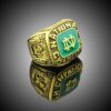 Dazzling Notre Dame Fighting Irish College Football National Championship Yellow Gold Plated Ring (1977)