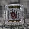 Gorgeous Oklahoma Sooners Big 12 Championship White Gold Plated Men’s Special Occasion Ring (2018)