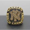 One Of Kind Dazzling New York Yankees World Series Yellow Gold Plated Men’s Wedding Collection Ring (1977)