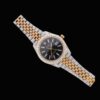 Fully Iced Out Moissanite Diamond Watch Steel Body Automatic VVS Moissanite Diamond Watch For Men Two Tone Studded Diamond Watch