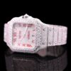 Fully Iced Out Moissanite Diamond Watch Steel Body Automatic VVS Moissanite Diamond Watch For Men