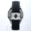 10CT VVS Certified Moissanite Diamond Men’s Wrist Watch, Daily Wear Full Diamond Round Dial Watch, Fancy Black Silicone Straps Watch For Him