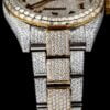 Luxury Watch in Real VVS Moissanite Diamond Watch, Handmade Stainless Steel Watch For Men/Women, Hip Hop Watch, Iced Out Watch Gift for Him