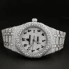 Luxury Watch in Real VVS Moissanite Diamond, Automatic Watch, Handmade Stainless Steel Watch fir Women / Man, Hip Hop Watch for Men/ Women