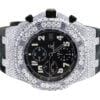 Premium Edition Men’s Audemars Piguet Royal Oak Offshore Fully Ice Out Hip Hop Style Camo Strap Diamond Watch