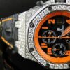 Luxurious Edition New Custom Men’s Audemars Piguet Royal Oak Offshore Volcano White Diamond Watch