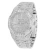 Audemars Piguet Royal Oak Stainless Steel with 22.5 Ct of VS Diamond Men’s Ice Out Hip Hop Style Watch