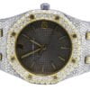 Special Edition Audemars Piguet Royal Oak 42 MM Gray Dial Diamond Watch For Men | Hip Hop Style | Ice Out |